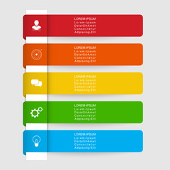Infographic design vector Business concept steps or processes can be used for workflow layout, diagram, annual report, web design