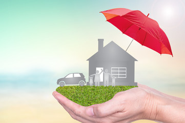 life insurance, health insurance, auto insurance, home insurance.