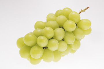 ブドウ　シャインマスカット　白抜き