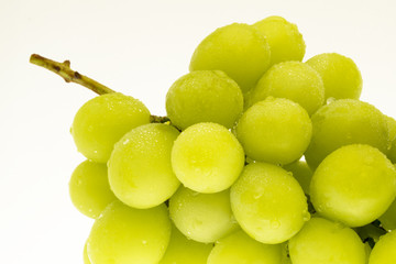 ブドウ　シャインマスカット　白抜き