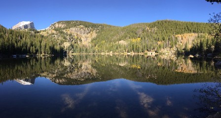 Bear lake in Rocky Mountain National Park, Colorado