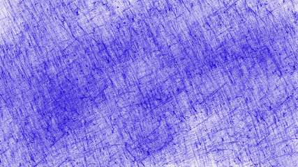 Abstract blue paint on the white background