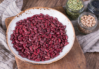 Various dry legumes