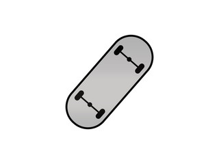 The skateboard