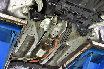 自動車の下廻り