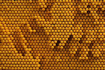 hand-prints on the wall