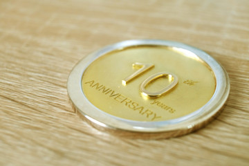 Award for 10 years anniversary