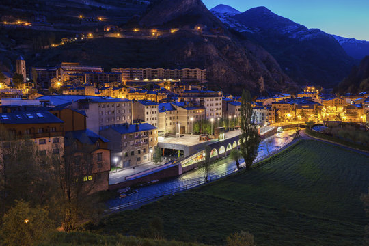 Panorama Of Canillo, Andorra