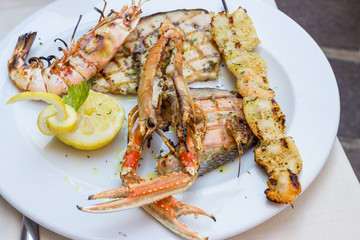 Grilled fish