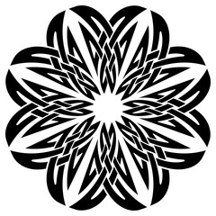 Celtic pattern. Element of Scandinavian or Celtic ornament