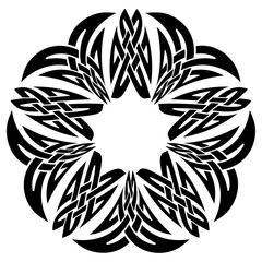 Celtic pattern. Element of Scandinavian or Celtic ornament