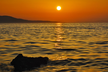 Sunset on the Adriatic (Makarska)