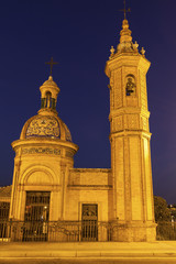 Fototapeta na wymiar Chapel of Carmen in Seville
