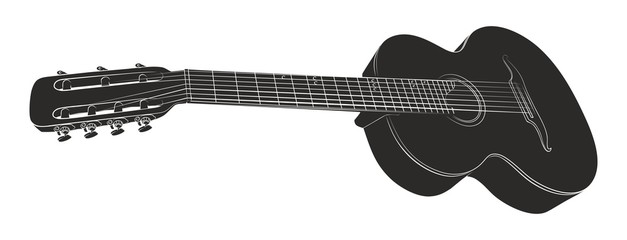 Guitar sketch.