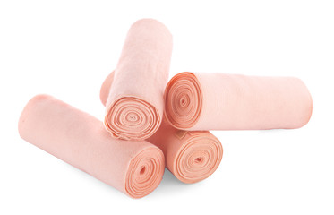 Medical bandage roll isolated