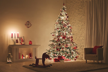 House in Christmas 