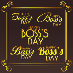 Happy Boss Day.