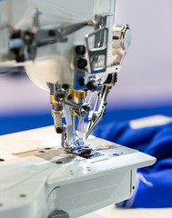 Sewing machines, nobody, dressmaker equipment