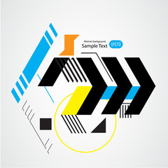 Abstract geometric vector background