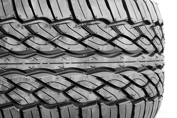 Tire textured for background. rubber