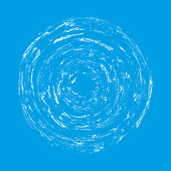 Abstract pattern from concentric circles. Universe symbol. Vector illustration EPS10