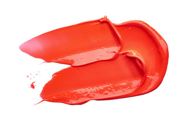 smear paint of cosmetic products