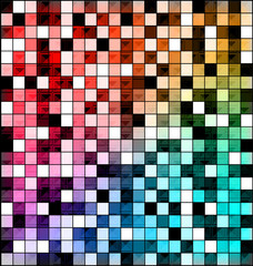 colored image of abstract blocks