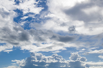 blue sky with cloud