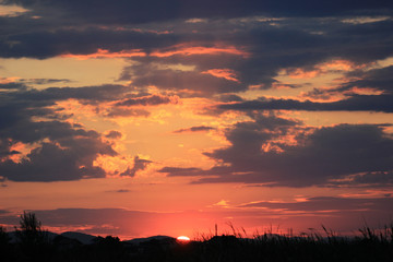 Stormy Cloud Nature sunset