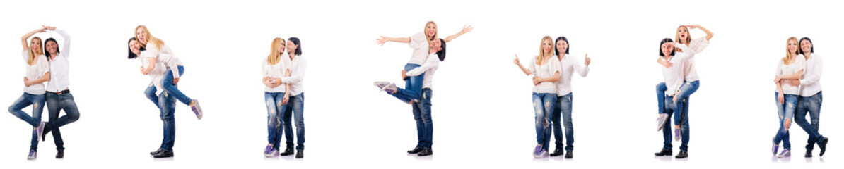 Fototapeta premium Pair of man and woman