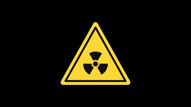 Radiation Sign Glitch Effect