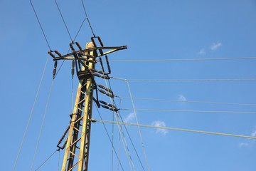 electric line columns