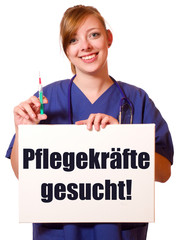 Pflegekräfte gesucht