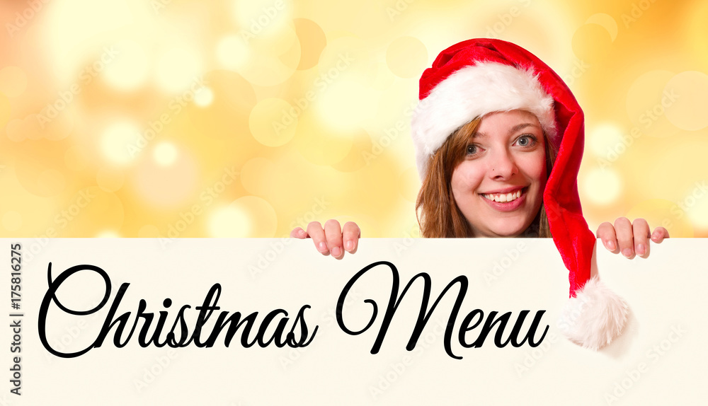 Canvas Prints christmas menu