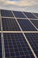 Obraz premium Solar panels on a roof