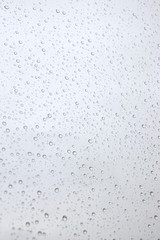 Water drops on window