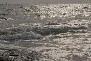 Seegang Umak Istrien Kroatien