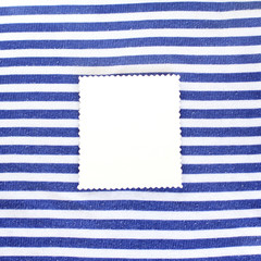background in marine style/ clean patterned sheet on a background of alternating white and blue stripes