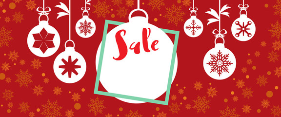 Naklejka premium Christmas card template