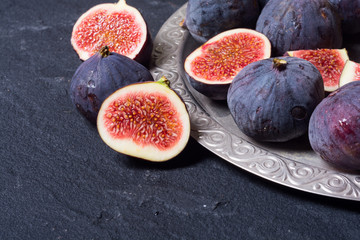 Ripe sweet figs