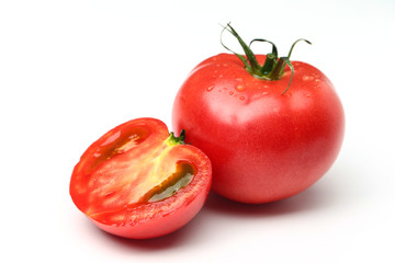 tomatoes isolated on white background