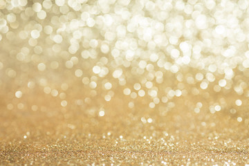 Abstract golden glitter background