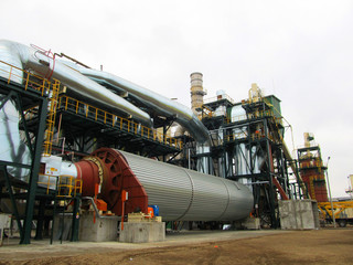 Technological  construction on a woodworking plant. 
