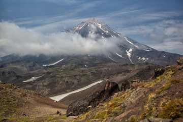 Nature of Kamchatka (mountains, volcanoes, ocean)