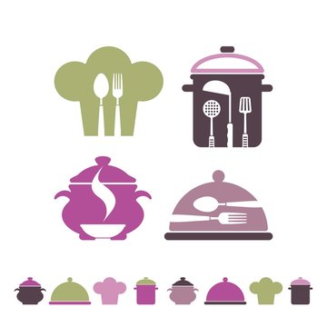 Cooking and restaurant symbols