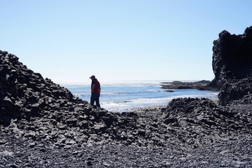 Landschaft im Snæfellsjökull-Nationalpark auf der Snaefellsnes Halbinsel im Westen Islands