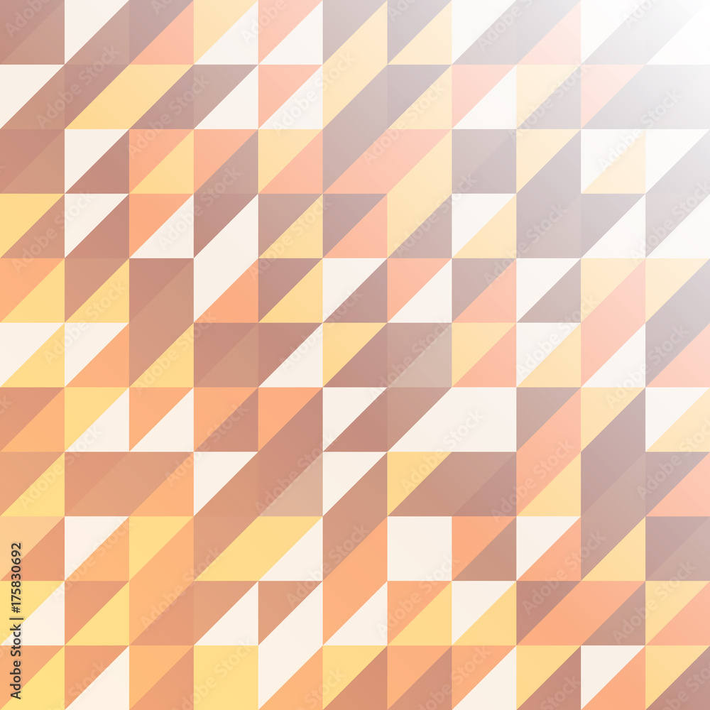 Poster Abstract Colorful Triangles Background Design