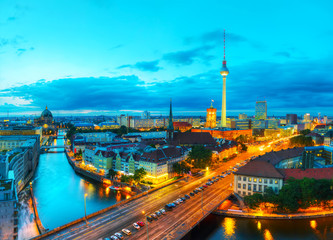 Aerial overview of Berlin