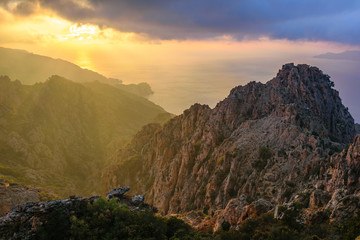 Fototapeta na wymiar Corsica - Les Calanches de Piana