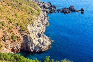 Zingaro sea coast, Sicily, Italy